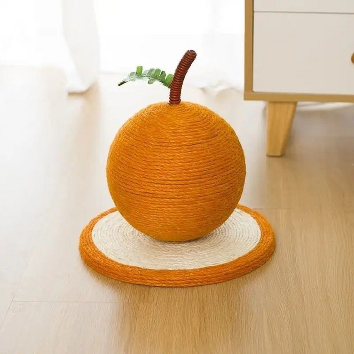 Carrot-Shaped Sisal Scratcher for Cats Bowlift