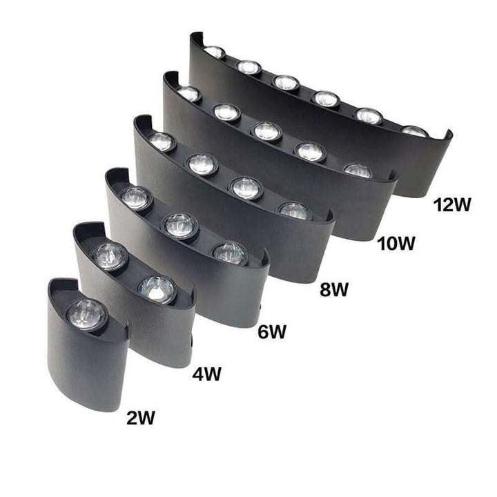 BowLift | Modern Waterproof LED Wall Lamp for Indoor & Outdoor