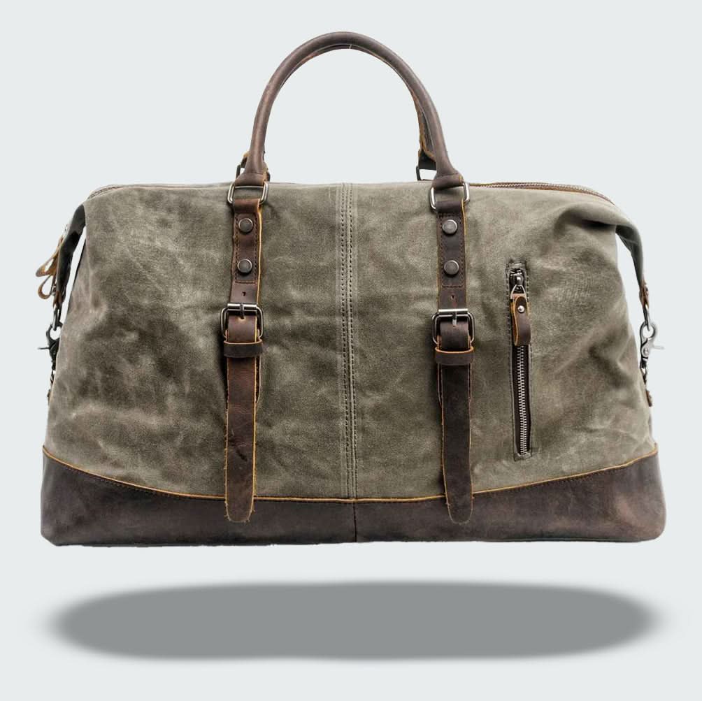 BowLift | Valour Canvas & Leather Travel Duffle Bag – 35L