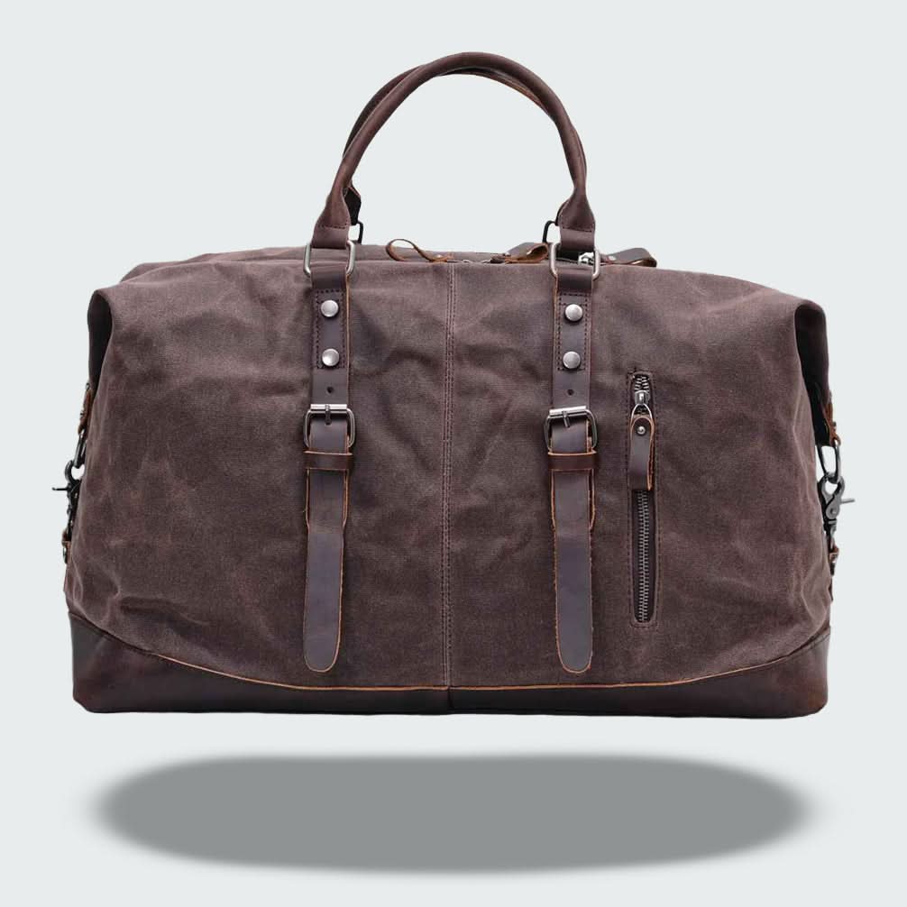 BowLift | Valour Canvas & Leather Travel Duffle Bag – 35L