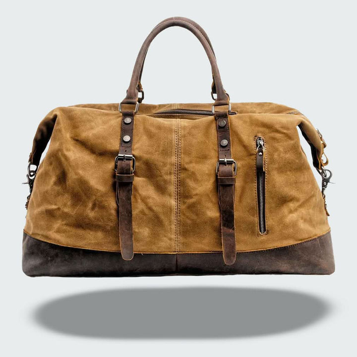 BowLift | Valour Canvas & Leather Travel Duffle Bag – 35L