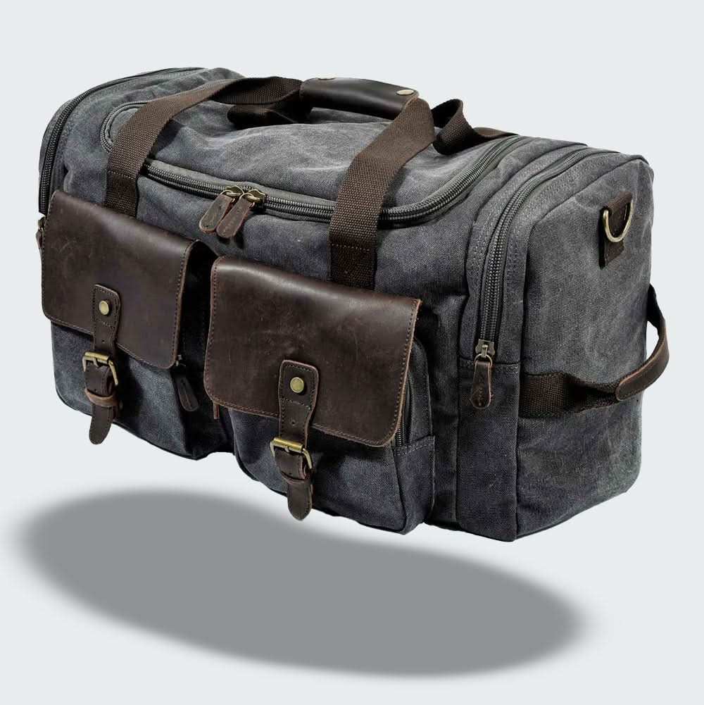 BowLift | Vanguard Waxed Canvas & Leather Travel Duffle – 36.5L