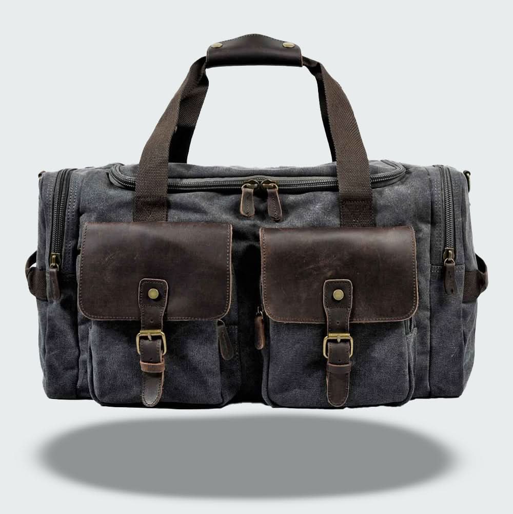 BowLift | Vanguard Waxed Canvas & Leather Travel Duffle – 36.5L