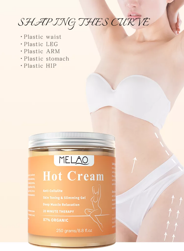 Ultimate shaping cream – boosts fat burning – reduces cellulite – 500 ml – wall clock Bowlift