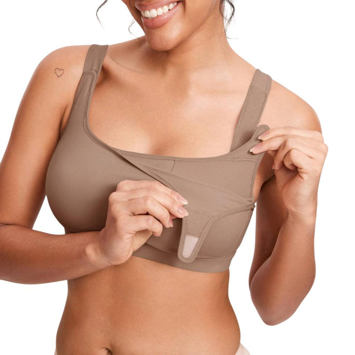 BowLift | Velcro All-in-One Wireless Nursing Bra for Pumping and Breastfeeding