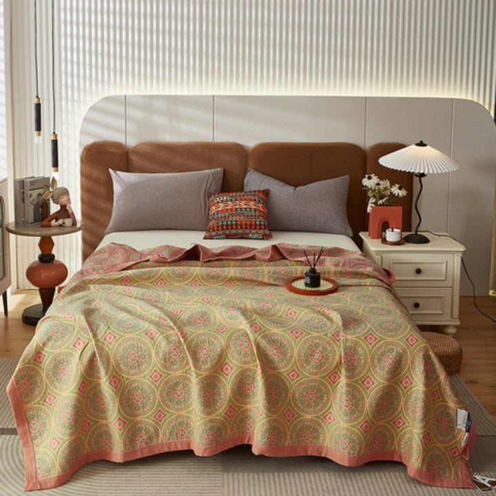 BowLift | Velina Reversible Cotton Summer Blanket