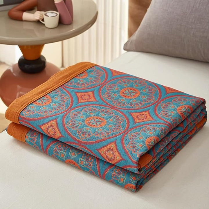 BowLift | Velina Reversible Cotton Summer Blanket