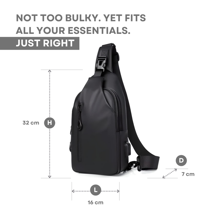 BowLift | AquaGuard Luxe Shoulder Bag | Waterproof and anti-theft design for a safe style