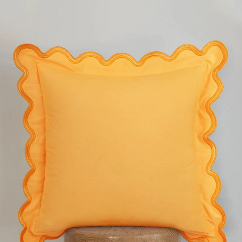 BowLift | Wave Edge Cotton Cushion Cover