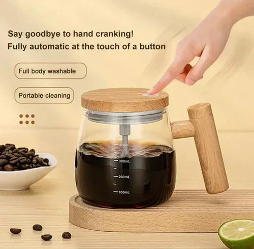 400ml Electric Mixing Cup, Automatic Portable Glass Cup Blender Bowlift