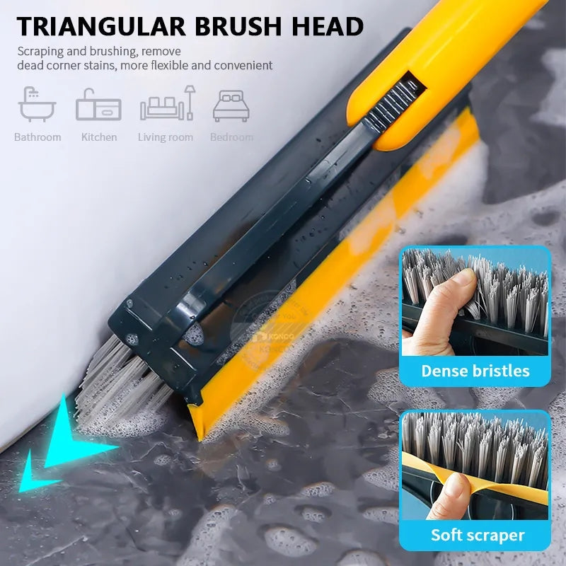 BowLift | LuxiClean Double-Action Floor Scrub Brush | Effortless cleaning and sweeping for a sparkling finish