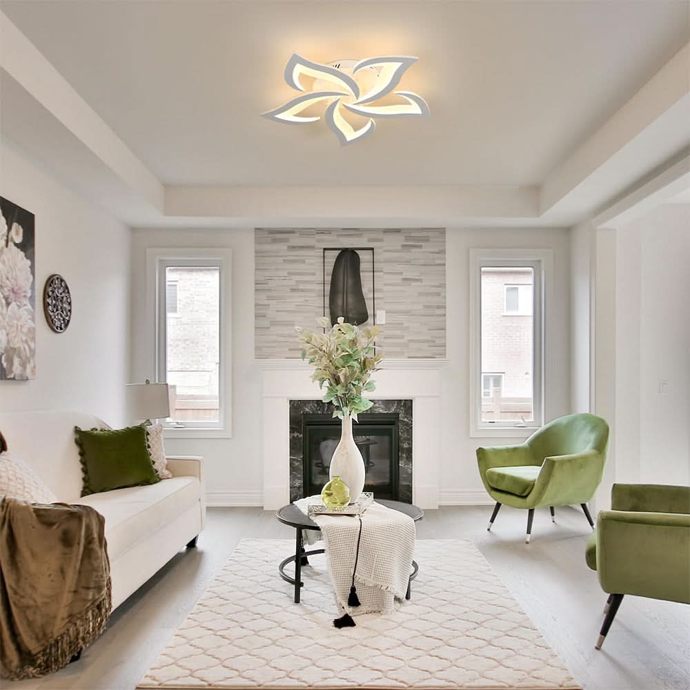 BowLift | Modern Flower-Shaped LED Ceiling Light for Home Décor