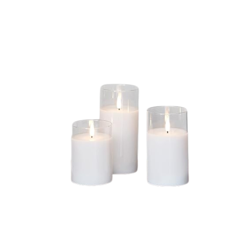 BowLift | LuxeLumen LED Candle Set | Elegant LED candles with remote control for atmospheric ambiance