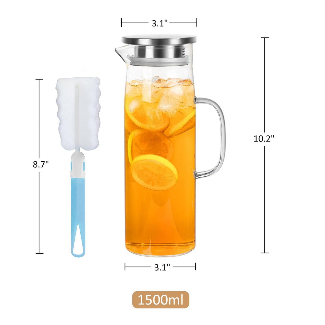 BowLift | Cylindrical heat-resistant glass jug