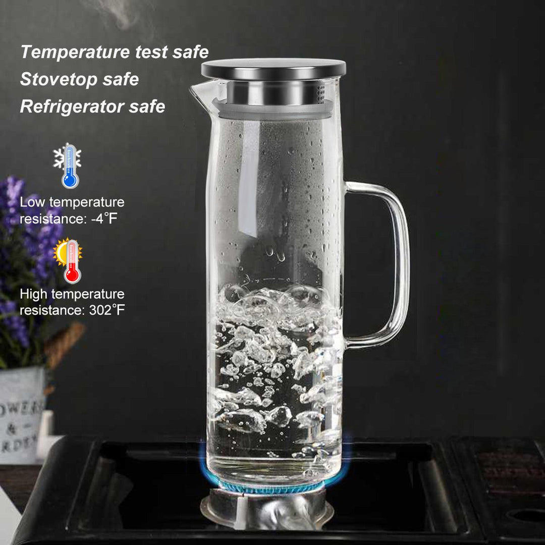 BowLift | Cylindrical heat-resistant glass jug