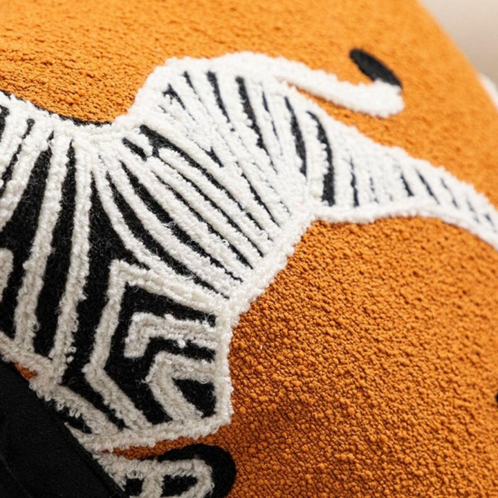 BowLift | Zebra Dash Embroidered Cushion Cover
