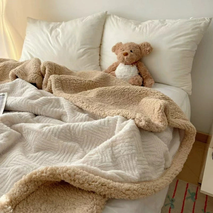 BowLift | Seraphina Soft Jacquard Rabbit Plush Blanket