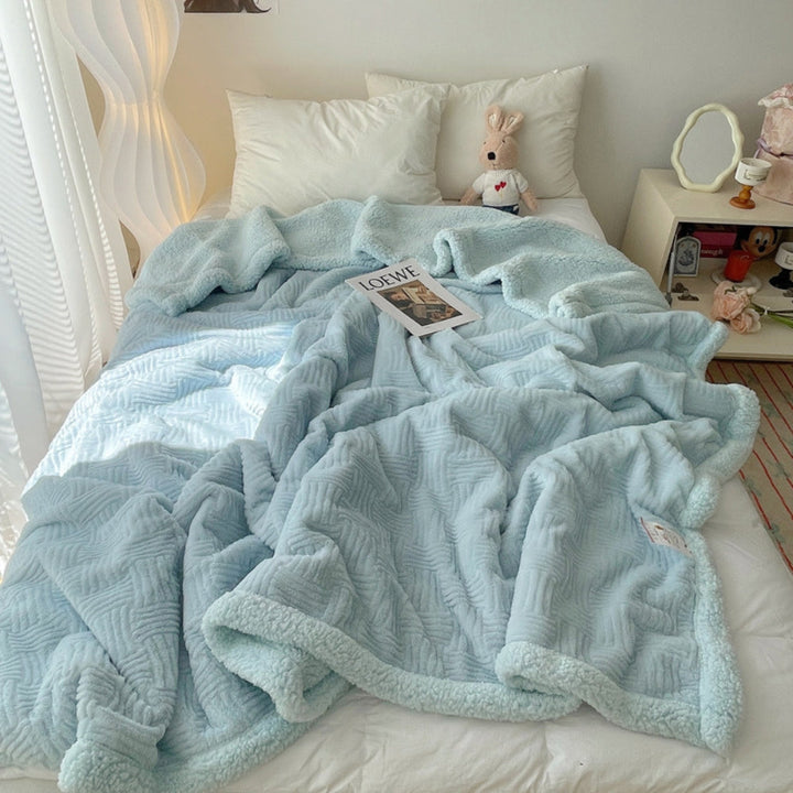 BowLift | Seraphina Soft Jacquard Rabbit Plush Blanket