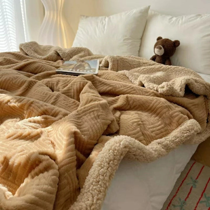 BowLift | Seraphina Soft Jacquard Rabbit Plush Blanket