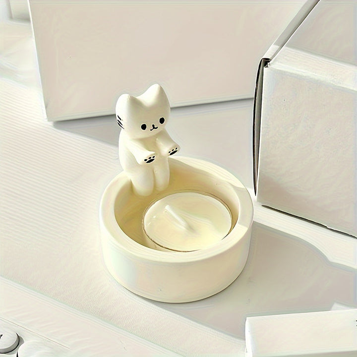 CharmingCat - Playful Resin Candle Drawer for Organization Bowlift