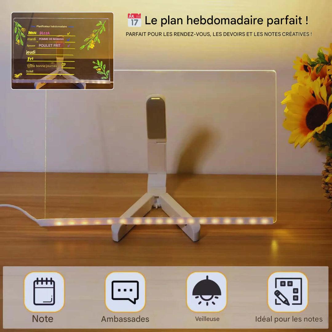 BowLift | Kiddli LED Drawing Board – Reusable Writing Board with Light Pen