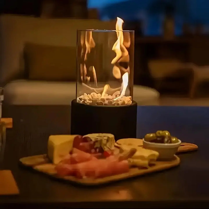 BowLift | Portable fire bowl for a cozy atmosphere | Elegant & modern table fire bowl - Shakti
