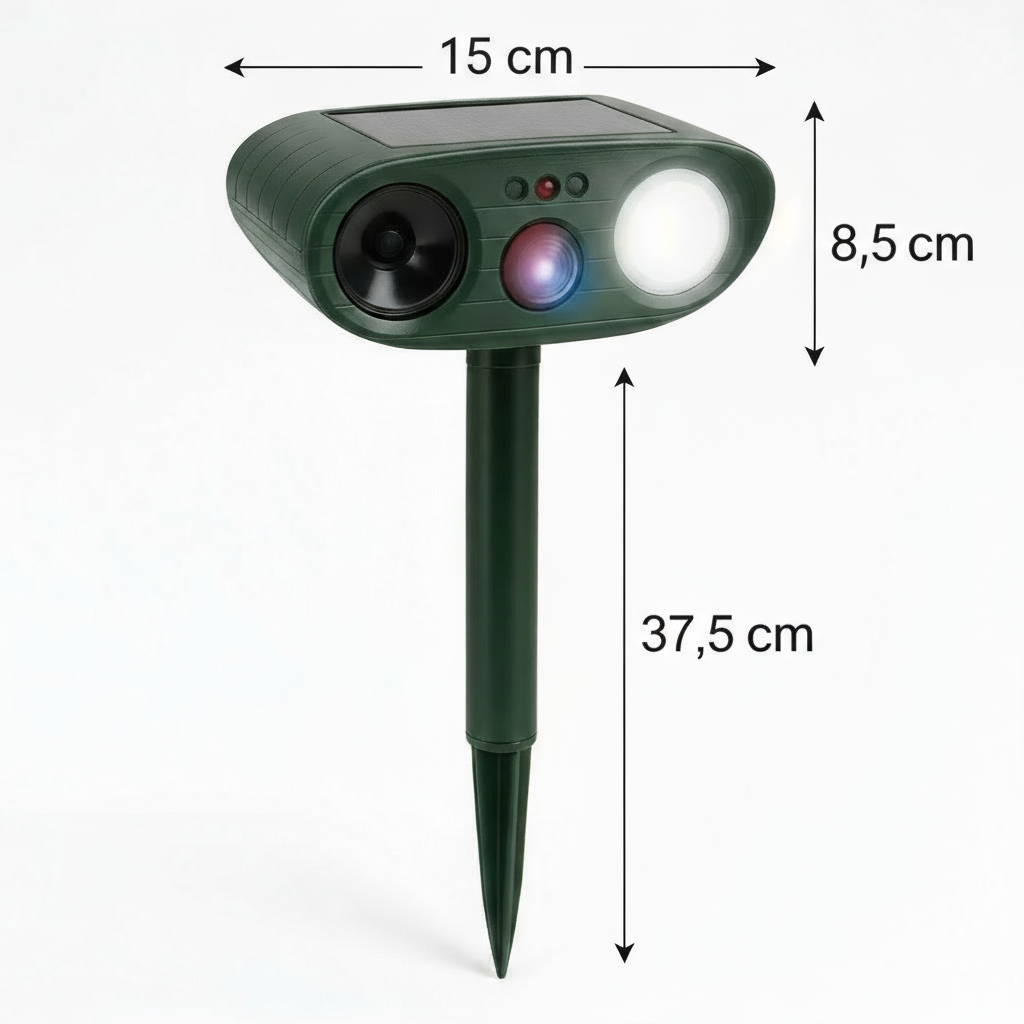 BowLift | Solar-Powered Ultrasonic Deer Repeller - Effective Deer Deterrent for Gardens & Yards in 48 Hours