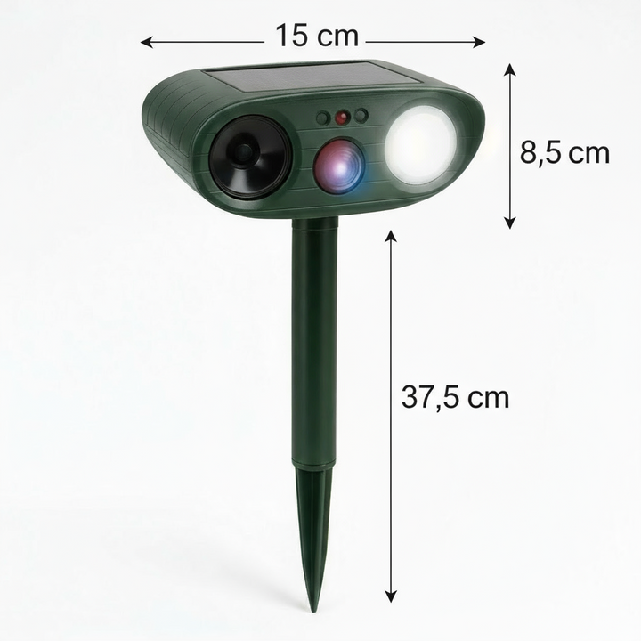 BowLift | Solar-Powered Ultrasonic Deer Repeller - Effective Deer Deterrent for Gardens & Yards in 48 Hours