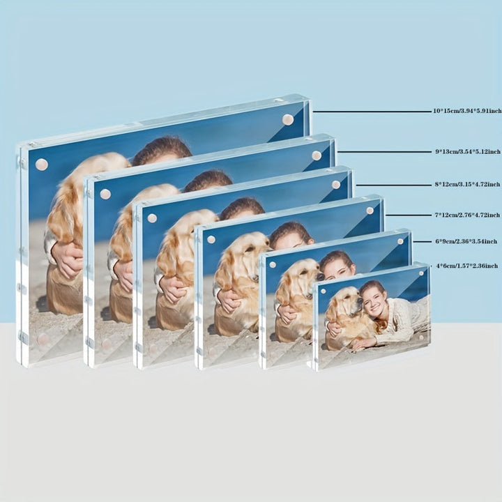 ElegantFrame - Horizontal Acrylic Photo Frame for Modern Interiors Bowlift