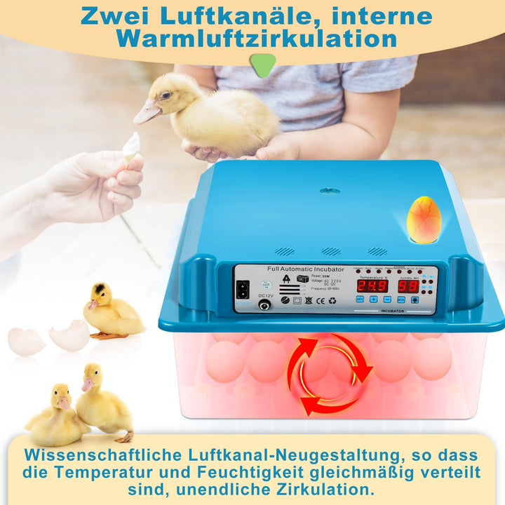 Brutautomat Fully Automatic Incubator for Chickens 36 Eggs | Bowlift