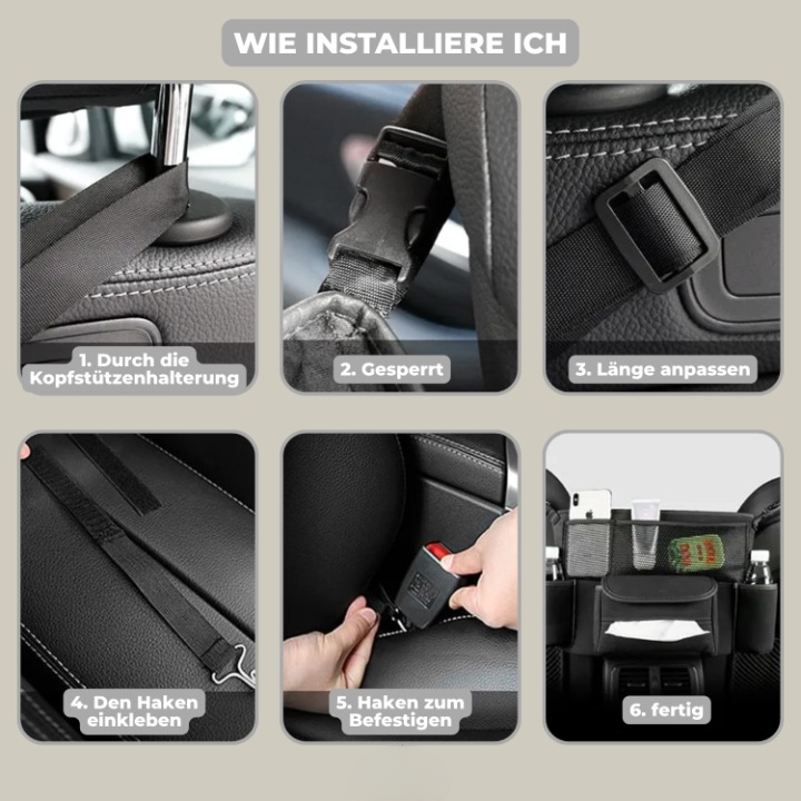TurboTidy Car Organizer — No more stress and chaos – Your car always tidied up in no time! | Bowlift