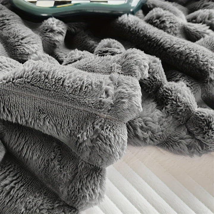 LuxFaux – Luxury Rabbit Fur Blanket for Ultimate Comfort Bowlift