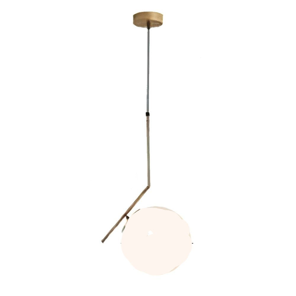 BowLift | Elegant Pendant Light | Hanging Lamp Brass 15 cm Metal