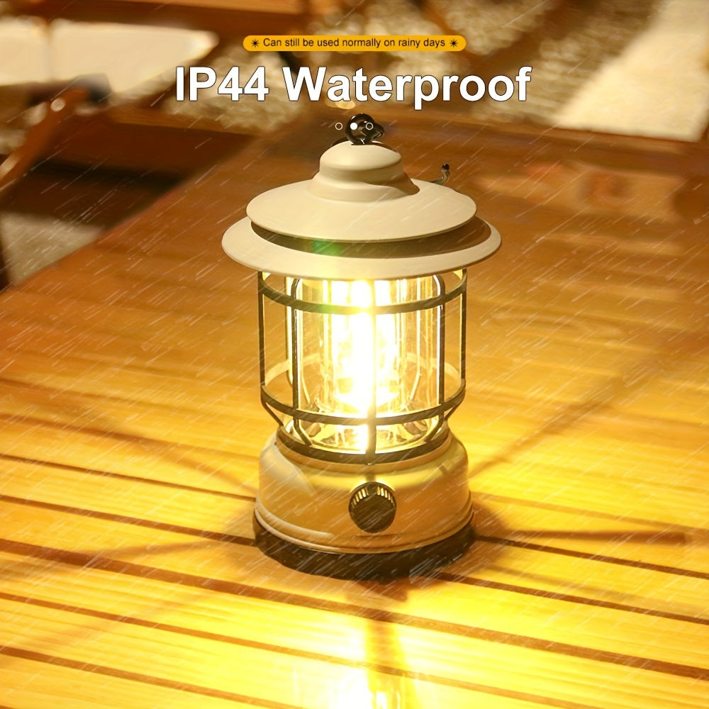 RetroGlow Lamp – Dimmable Rechargeable LED Outdoor Lighting | Bowlift