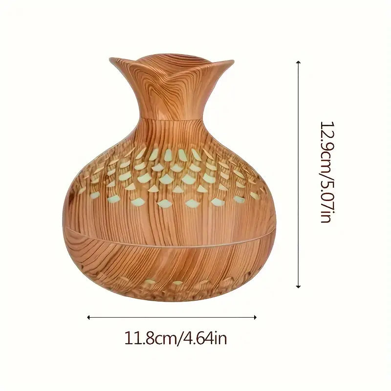 BowLift | Aromatherapy air humidifier with LED – Diffuser in wood look & night light