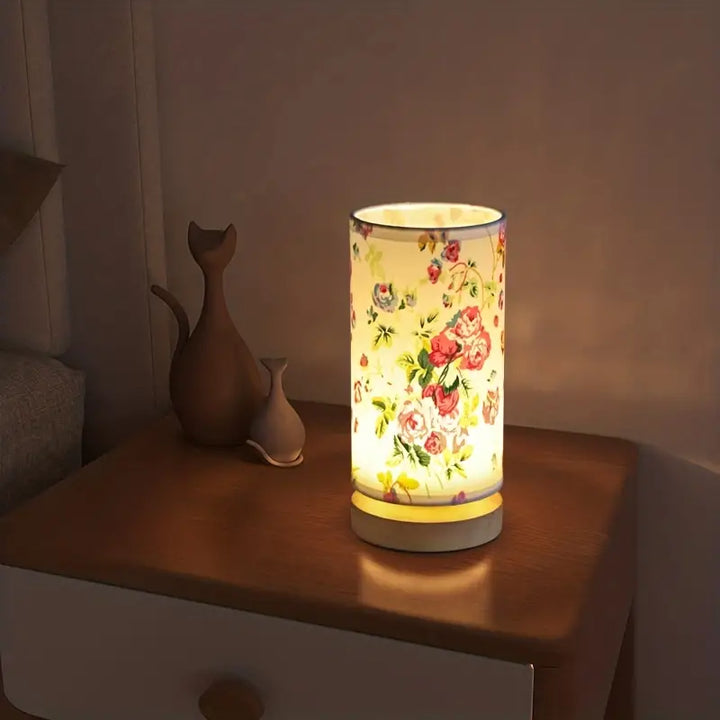 Atmospheric Linen Night Lamp for Bedroom Bowlift