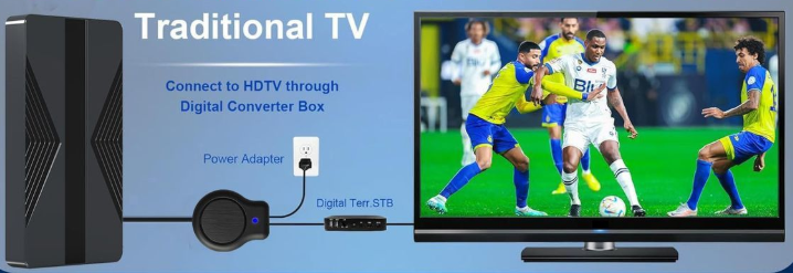 BowLift | Indoor HDTV Antenna with Stand