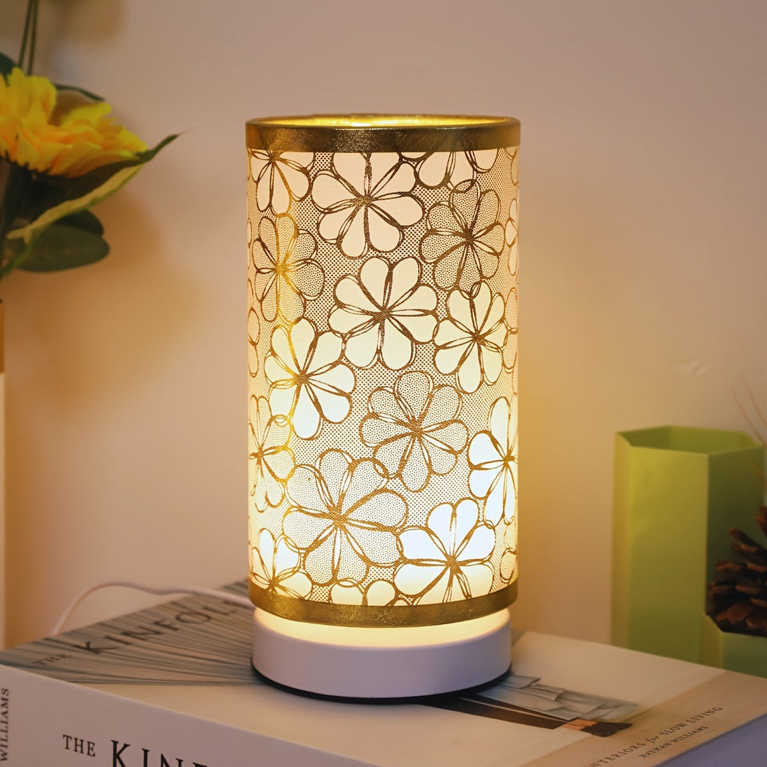ModernLicht – Illuminated USB Table Lamp in Cylinder Bowlift