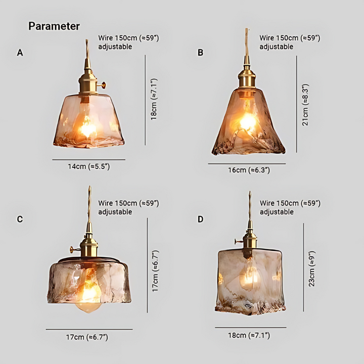 BowLift | Retro LED Hanging Lamp - Jasper