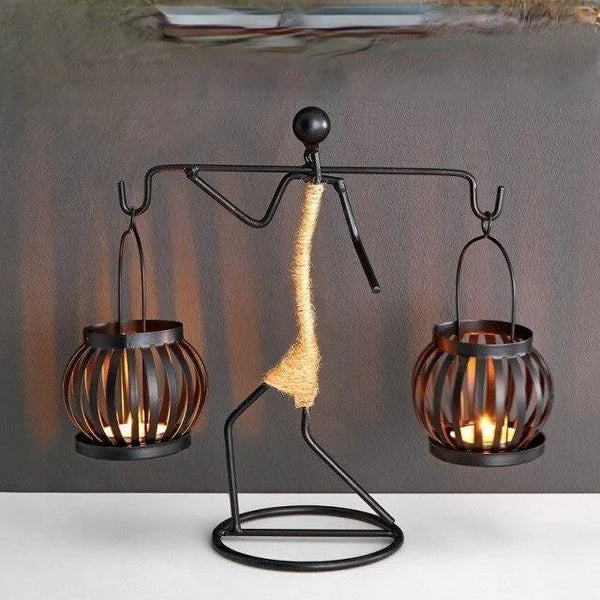 Retro Elegant Candle Holder for Interior Bowlift