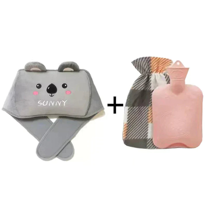 BowLift | WarmCush – Reusable Plush Hot Water Bottle with Hip Cushion