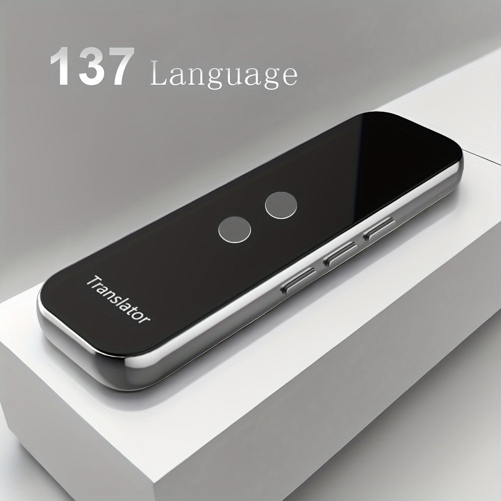 BowLift | Portable Two-Way Language Translator with Built-In Wi-Fi and Rechargeable USB Battery - Compact Travel Device for Effortless Communication