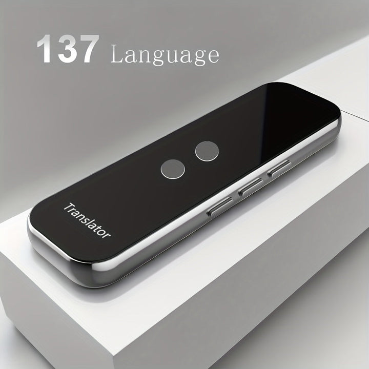 BowLift | Portable Two-Way Language Translator with Built-In Wi-Fi and Rechargeable USB Battery - Compact Travel Device for Effortless Communication