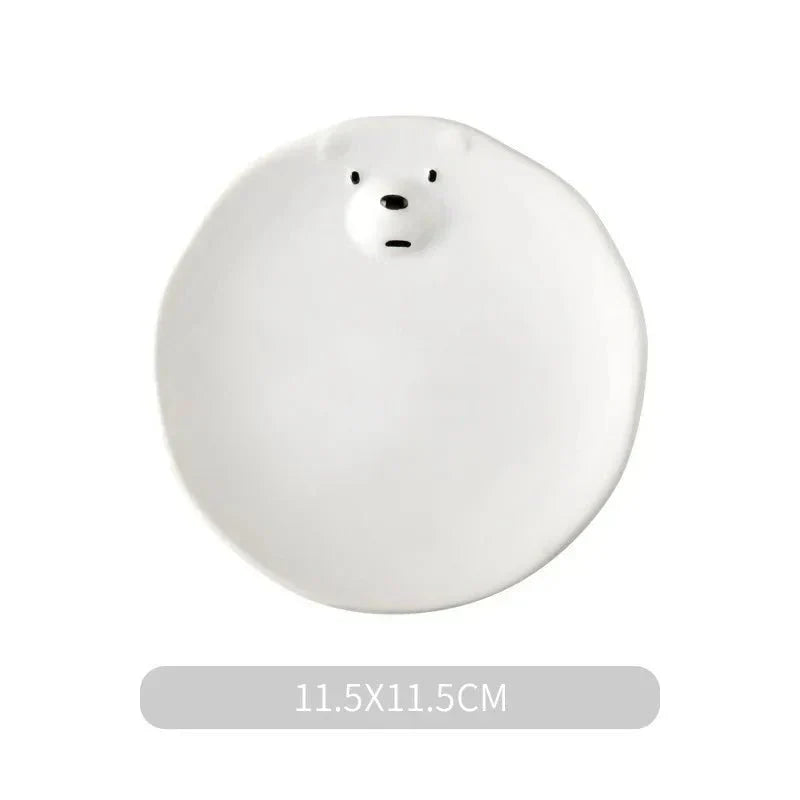 BowLift | Adorable Polar Bear Ceramic Dinnerware Set - PolarJoy