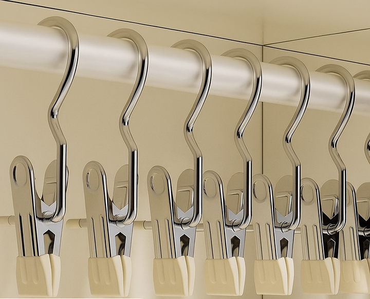 FlexiClip — Rustproof gentle hold for flawless laundry, anytime and anywhere | Bowlift
