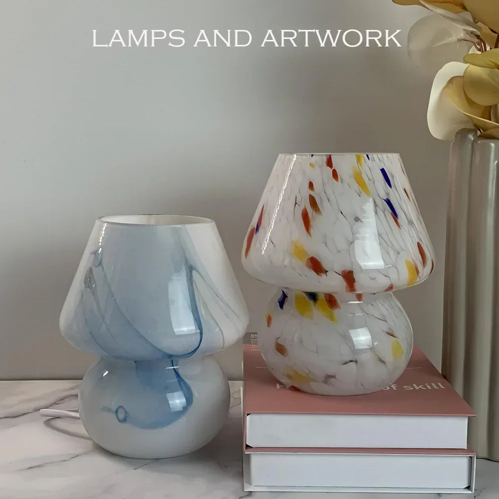BowLift | Aesthetic Glass Mushroom Lamp - LumiMush