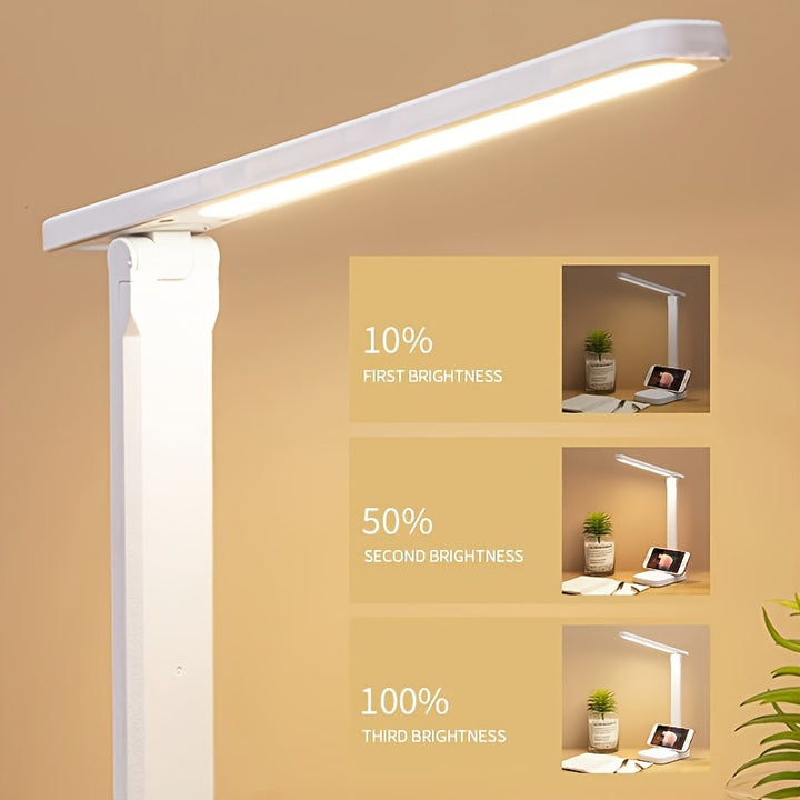 LumiDesk – Adjustable LED Desk Lamp with Touch and USB Bowlift
