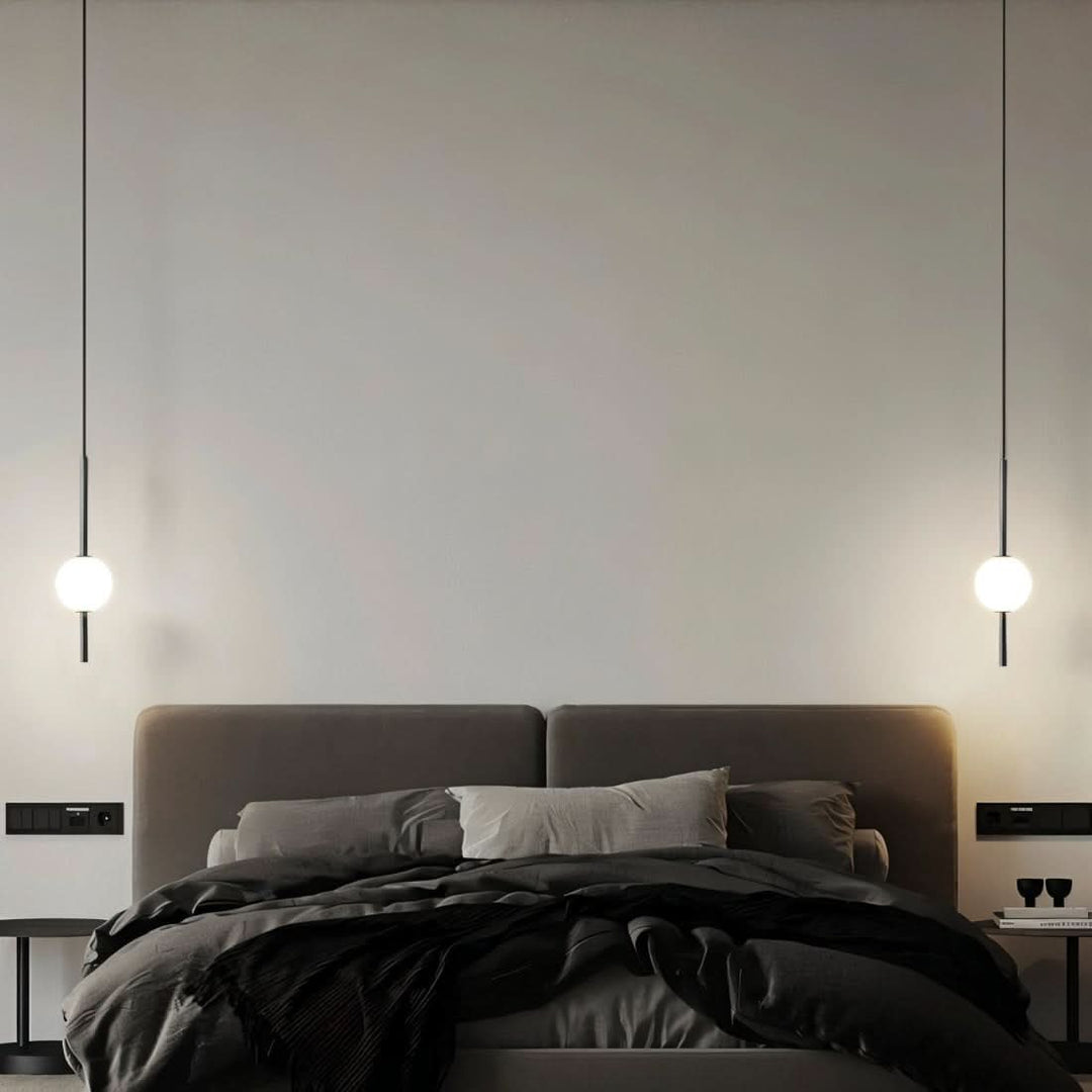 BowLift | Afzal Glass Globe LED Pendant Light