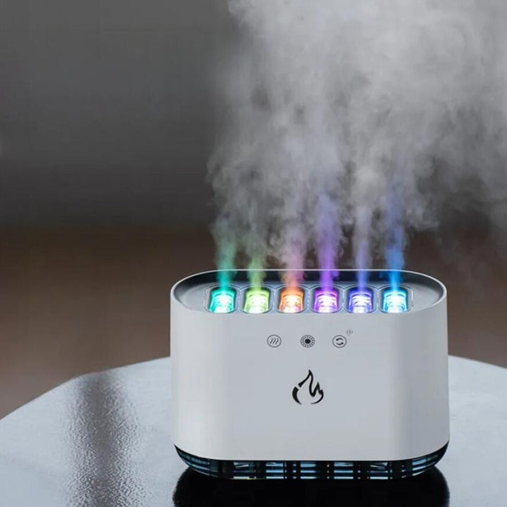 BowLift | Airmist Pro – Ultrasonic Humidifier with LED Light & 6 Nozzles