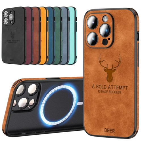 BowLift | Deer - Luxury Leather iPhone Case with Stylish Design and Shockproof Protection